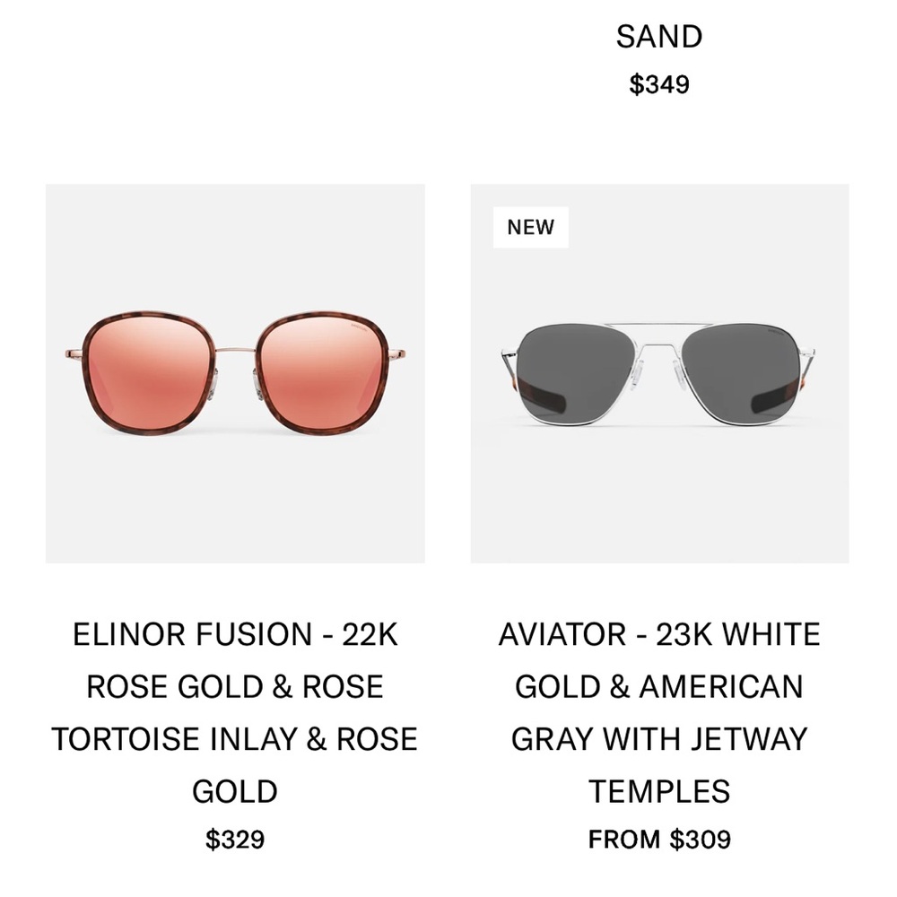 Gold and Pink Round Sunglasses with Rose-Tinted Lenses